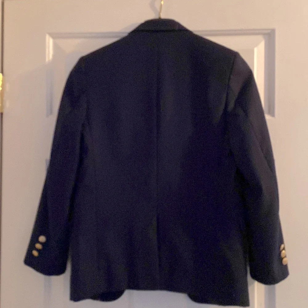 Boys Chaps Navy Blazer, Size 10 - Picture 3 of 3